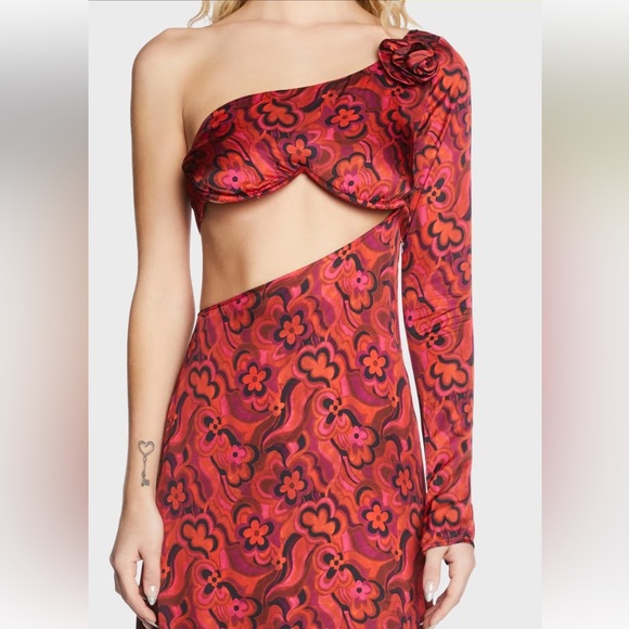 NWT For Love & Lemons Davina Maxi Dress - Picture 5 of 7